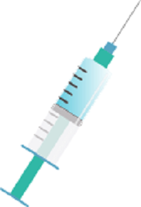 clip art of syringe and needle
