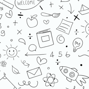 canva graphic of pen doodle art